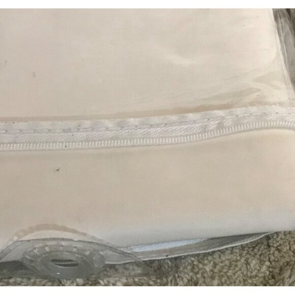 Martha Stewart Curtains Everyday Sheer Voile Rod Pocket  57 X 84  White Set of 2 - Picture 2 of 6